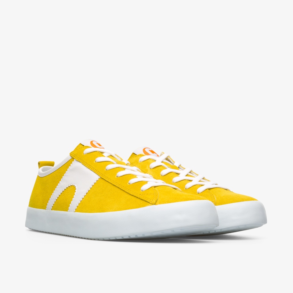 Camper Imar Yellow/White - Camper Mens Sneakers ||3581-WOINB||